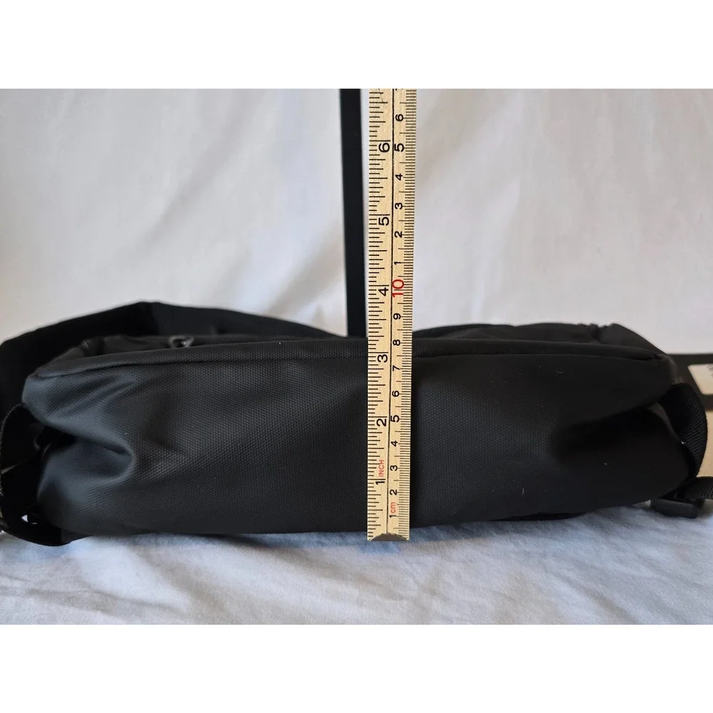Mark Ryden Shoulder Leather Travel Bag Black Adjustable Strap NWT